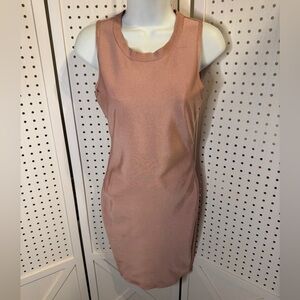 🐿️ Shinesstar Pink Bodycon Cutout Dress – Size S